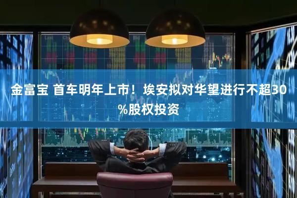 金富宝 首车明年上市！埃安拟对华望进行不超30%股权投资
