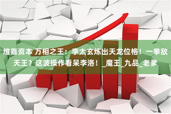 维嘉资本 万相之王：李太玄炼出天龙位格！一拳敌天王？这波操作看呆李洛！_魔王_九品_老爹