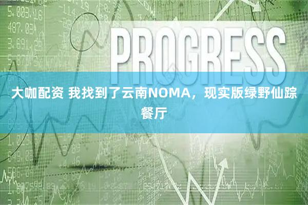 大咖配资 我找到了云南NOMA，现实版绿野仙踪餐厅