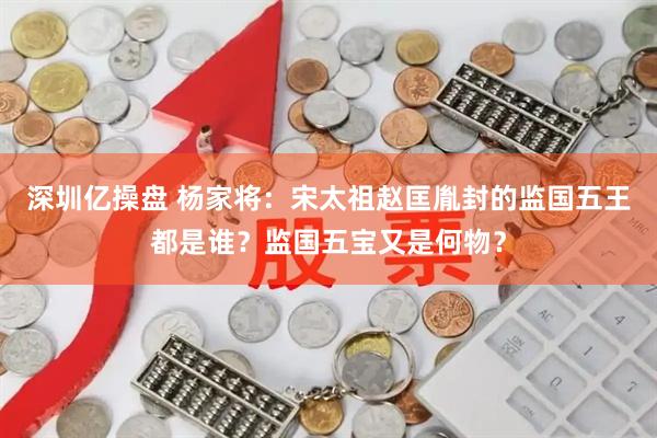 深圳亿操盘 杨家将：宋太祖赵匡胤封的监国五王都是谁？监国五宝又是何物？